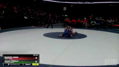 132-4A Quarterfinal - Daunte Limon, Wheat Ridge vs Izaiah Padilla, Pueblo County