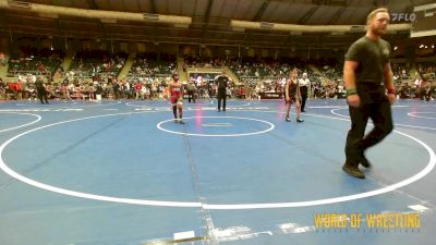 100 lbs Semifinal - Isaac Folk, Dakota Boyz Wrestling Club vs JEREMIAH ZUNIGA, Socal Grappling Club