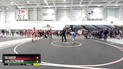 126 lbs Cons. Semi - Vic Cusatis, NWAA Wrestling vs Luke Stoutenburg, Journeymen Wrestling Club