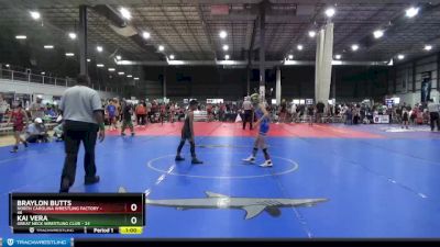 70 lbs Semifinal - Braylon Butts, North Carolina Wrestling Factory vs Kai Vera, Great Neck Wrestling Club