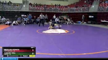 113 lbs Round 4 (8 Team) - Braylon Atencio, Cheyenne East vs Carson Hall, Gretna