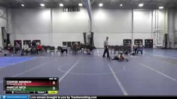 96 lbs Round 6 (8 Team) - Marcus Heck, PA Alliance Red vs Cooper Wenrich, PA Alliance Blue