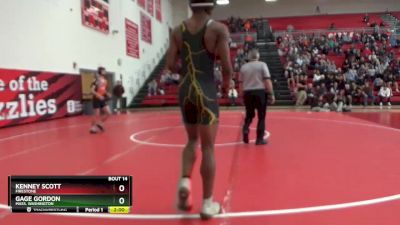 132 lbs Quarterfinal - Kenney Scott, Firestone vs Gage Gordon, Mass. Washington