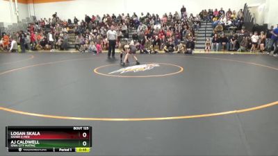 B-17 lbs Quarterfinal - Logan Skala, Xavier X-men vs Aj Caldwell, Iowa City MatPac