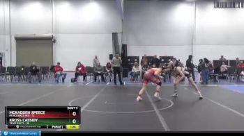 115 lbs Round 3 (8 Team) - Kross Cassidy, Team Shutt vs McKadden Speece, PA Alliance Red