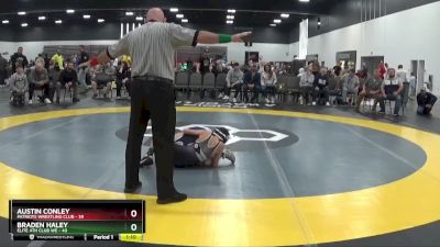 75 lbs Round 1 (8 Team) - Austin Conley, Patriots Wrestling Club vs Braden Haley, Elite Ath Club WE