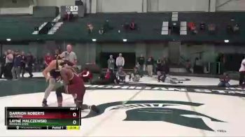 184 lbs 3rd Place Match - Darrion Roberts, Oklahoma vs Layne Malczewski, Michigan State