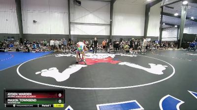 138 lbs Cons. Round 2 - Ayden Warden, Ascend Wrestling Academy vs Mason Townsend, Washington