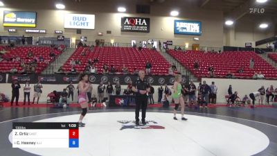 130 lbs Cons 16 #2 - Zoe Ortiz, East Idaho Elite Wrestling Club vs Claudia Heeney, Illinois