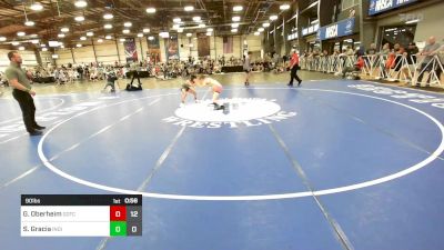 90 lbs Rr Rnd 1 - Gabe Oberheim, Team Gotcha vs Sebastian Gracia, Indiana Outlaws Gold