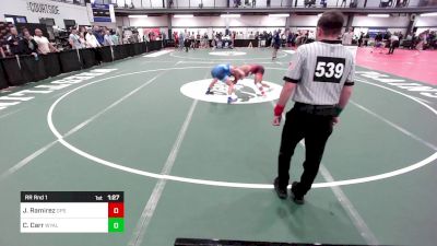 130A lbs Rr Rnd 1 - Joseph Ramirez, Gps Wrestling vs Cj Carr, Wyalusing