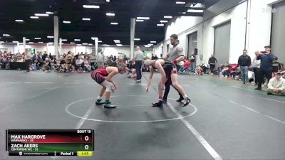130 lbs Round 4 (8 Team) - Max Hargrove, Warhawks vs Zach Akers, Centurion WC