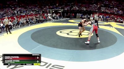 D3-190 lbs Semifinal - Xander Myers, Liberty Center vs Owen Pummel, Indian Lake