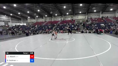 56 lbs Round 2 - Zach Abbott, Sanderson Wrestling Academy vs Graham Cochran, Uintah Wrestling