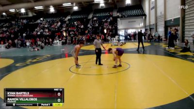 127 lbs Quarterfinal - Kyan Bartels, Winner Youth Wrestling vs Ramon Villalobos, Madison