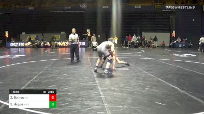 149 lbs Consolation - Zach Barnes, Campbell vs Seth Hogue, West Virginia