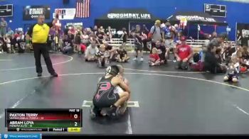 75 lbs Finals (8 Team) - Abram Loya, Pomona Elite vs Paxton Terry, Untouchables Purple