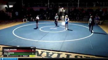 126 lbs 1st Place Match - Tyler Walker, University vs Kai Carson, La Grande