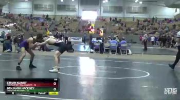 138 lbs Placement (4 Team) - Ethan Klindt, Montgomery Bell Academy vs Benjamin Hackney, Christian Brothers