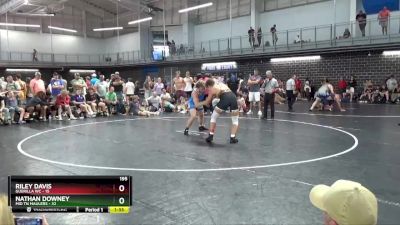 195 lbs 2nd Wrestleback (16 Team) - Nathan Downey, Mid TN Maulers vs Riley Davis, Guerilla WC