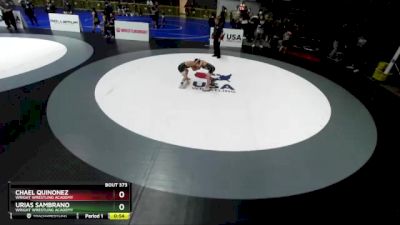 67 lbs Cons. Round 2 - Urias Sambrano, Wright Wrestling Academy vs Chael Quinonez, Wright Wrestling Academy