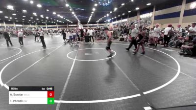 116 lbs Consi Of 32 #1 - Amarion Sumter, Gold Rush Wr Acd vs Trajan Pannell, Bay Area Dragons