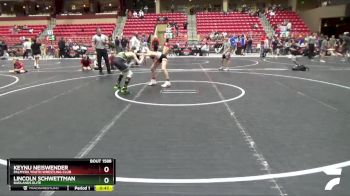 90 lbs 1st Place Match - Lincoln Schwettman, Badlands Elite vs Keynu Neiswender, Palmyra Youth Wrestling Club