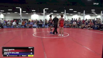 165 lbs Round 1 (8 Team) - Kale Shotts, Indiana vs Drezdyn Ballard, Texas