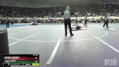 5A-106 lbs Quarterfinal - Foxx Kurtz, El Reno vs Jacob Caviness, Tahlequah Senior Hs