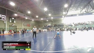 80 lbs Quarterfinal - Austin Armstrong, East Idaho Elite vs Parker Hansen, Green River Grapplers