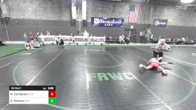 116 lbs Rr Rnd 1 - Noeliea Cardenas, Brush Wrestling Club vs Aspen Sharpe, Oakley Wrestling Club