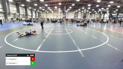 75 lbs Consi Of 16 #1 - Trey Longano, FL vs Daniel Dziuban, NY