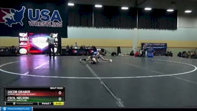 59 lbs Semifinal - Cecil Nelson, ReZults Wrestling vs Jacob Graber, Summit Wrestling Academy