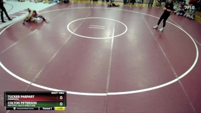 105 lbs Round 2 - Colton Peterson, Wayzata Youth Wrestling vs Tucker Parpart, Minnesota