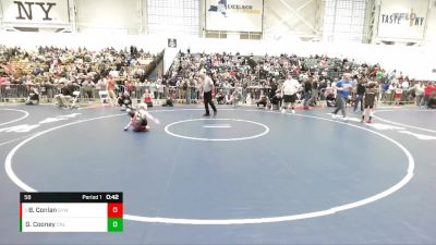 58 lbs Champ. Round 2 - Bernie Conlan, Guilderland Youth Wrestling vs Grady Cooney, Club Not Listed