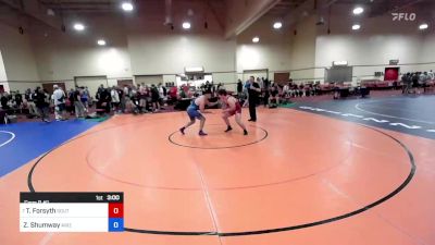 97 kg Cons 8 #1 - Torin Forsyth, Southwest Timberwolves Kids Wrestling Club vs Zachary Shumway, Arizona