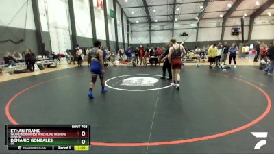 182 lbs Quarterfinal - Ethan Frank, Inland Northwest Wrestling Training Center vs Demario Gonzales, OR