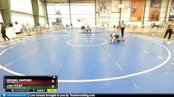 88 lbs Rd# 5- 3:45pm Friday Final Pool - Michael Santoro, M2TC Red vs Liam Myles, NCWAY National Team