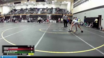 106 lbs Champ. Round 1 - Diego Guerrero, Indiana vs Nolan Butcher, Leo Wrestling Club