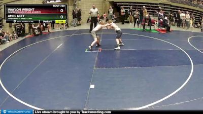 86 lbs Quarterfinal - Ames Neff, Timpanogos Wrestling vs Waylon Wright, Sanderson Wrestling Academy