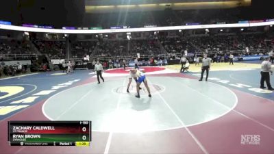 I-190 lbs Quarterfinal - Ryan Brown, Syracuse vs Zachary Caldwell, St Francis