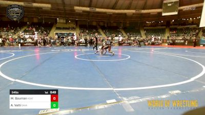 54 lbs Final - Madilyn Bauman, Kodiak Attack vs Abhisri Vatti, Savage House Wrestling Club