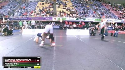 197 lbs Semis & 3rd Wb (16 Team) - Garavous Kouekabakilaho, Grand View (Iowa) vs Michael Rhea, Menlo (Calif.)