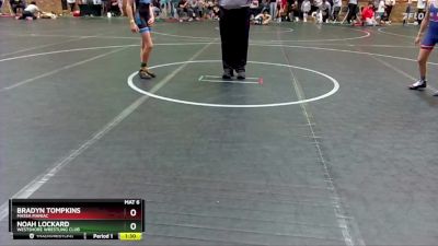 92 lbs Round 1 - Noah Lockard, Westshore Wrestling Club vs Bradyn Tompkins, Massa Maniac