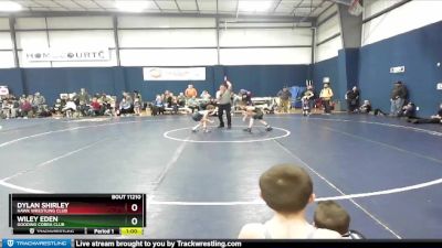 72+ Quarterfinal - Dylan Shirley, Hawk Wrestling Club vs Wiley Eden, Gooding Cobra Club