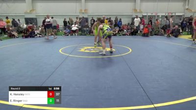 133 lbs Round 2 - Kaden Hensley, Patriots WC WV vs Ethen Ringer, Ragin Raisins