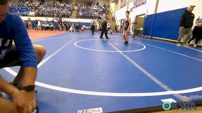 73 lbs Rr Rnd 2 - Brayden Reeves, Wyandotte Youth Wrestling vs Keagan Martin, Vinita Kids Wrestling