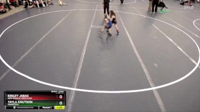 Cons. Round 1 - Kinley Jabas, New Prague Wrestling vs Tayla Knutson, Minnesota