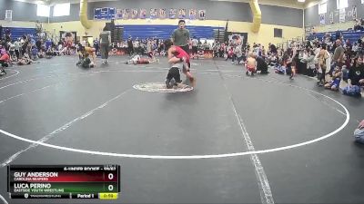 59/62 Round 1 - Guy Anderson, Carolina Reapers vs Luca Perino, Eastside Youth Wrestling