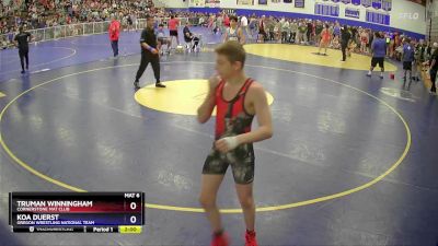 120 lbs Champ. Round 2 - Truman Winningham, Cornerstone Mat Club vs Koa Duerst, Oregon Wrestling National Team